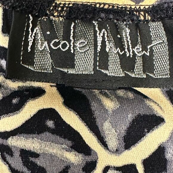 Nicole Miller leopard 2piece crop top & skirt set - Picture 6 of 6